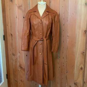 Vintage Leathercraft Trench Coat